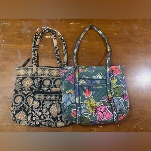 Vera Bradley Lot of 2 quilted bags